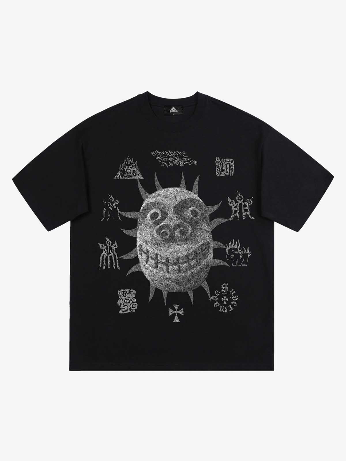 Thesupermade Shattered Ancient Country Mask Tee 
