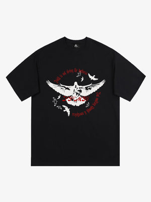 Original Vintage Washed Slogan Graphic T-Shirt 