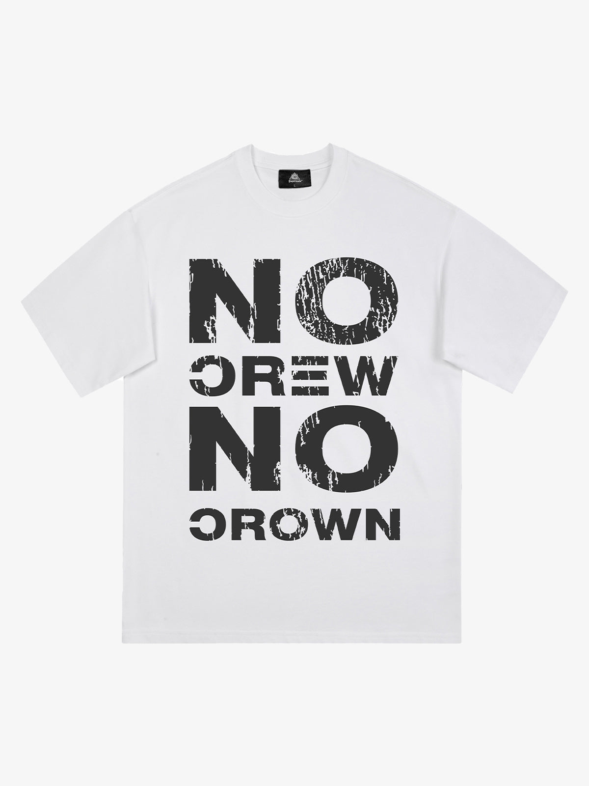 Originl No Crew No Crown Graphic T-Shirt 
