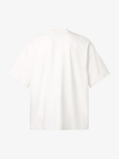 Letter Graphic Crew-Neck T-Shirt 