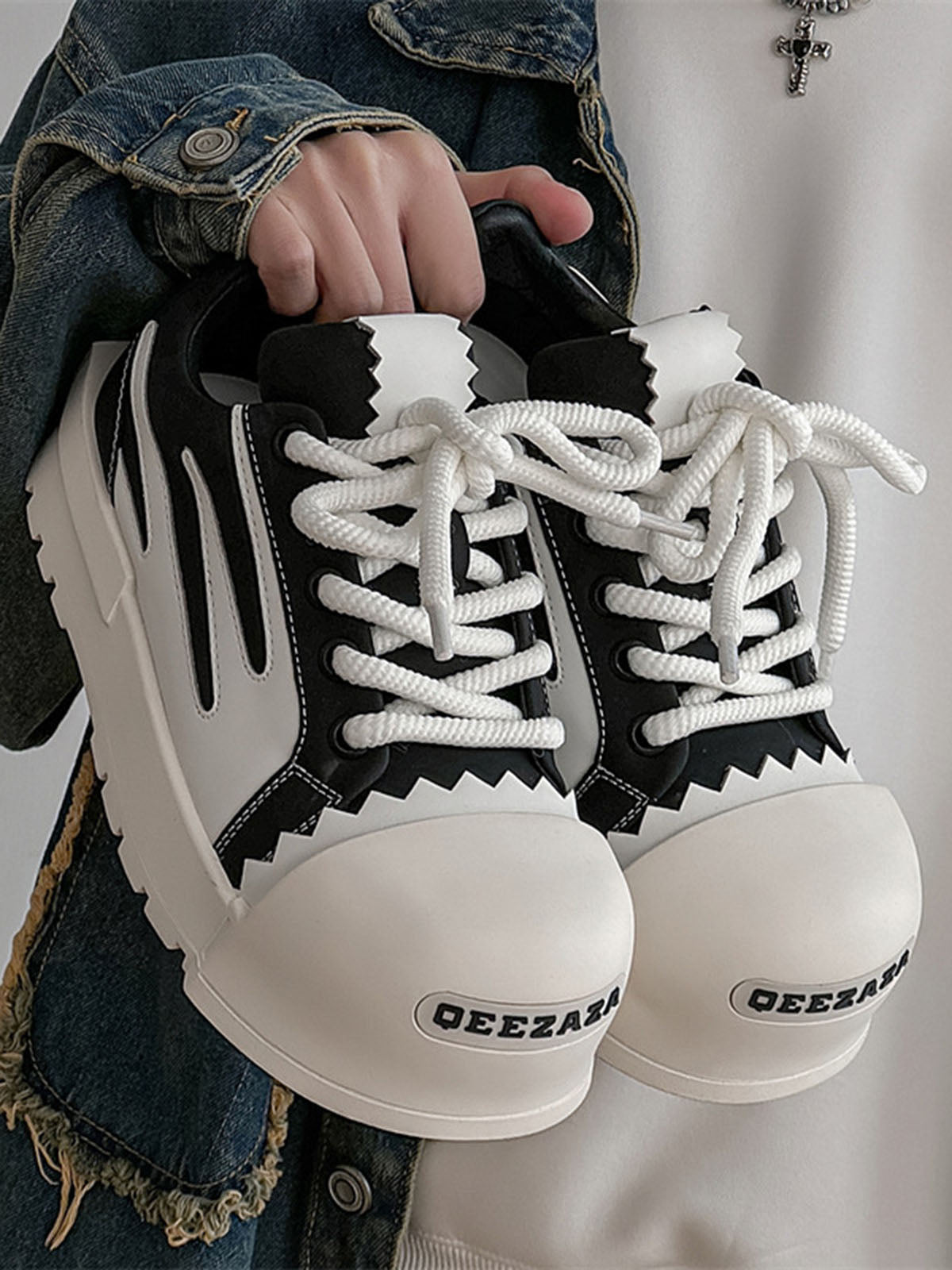 Street Contrast Color Casual Sneakers 
