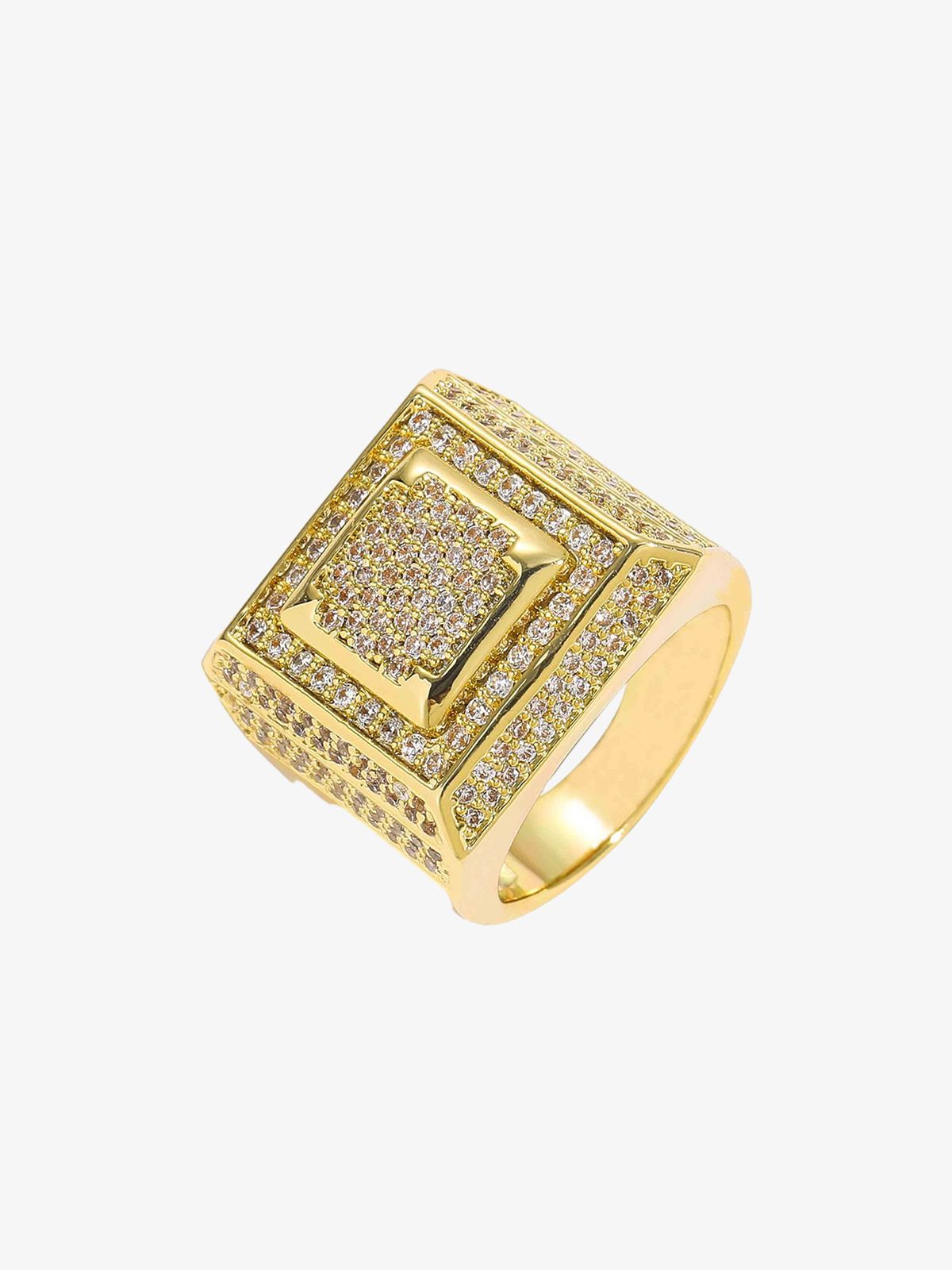 Thesupermade Hip Hop Zirconia Ring 