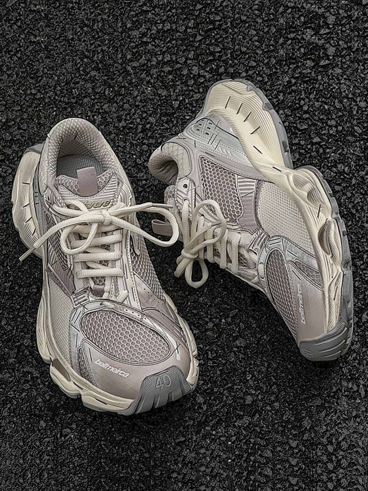 Thesupermade Retro Stapler Chunky Sneakers 