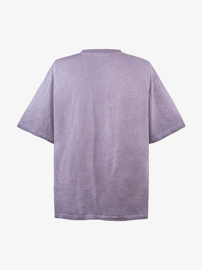 Rainbow Print Crew Neck T-Shirt 