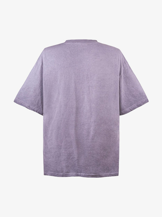 Rainbow Print Crew Neck T-Shirt 