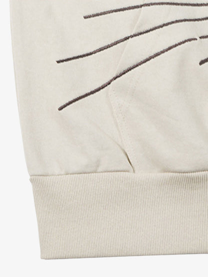 Thesupermade Evil Eye Embroidered Hoodie 