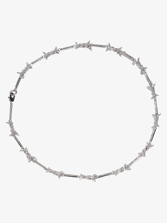 Zircon Thorn Copper Necklace 