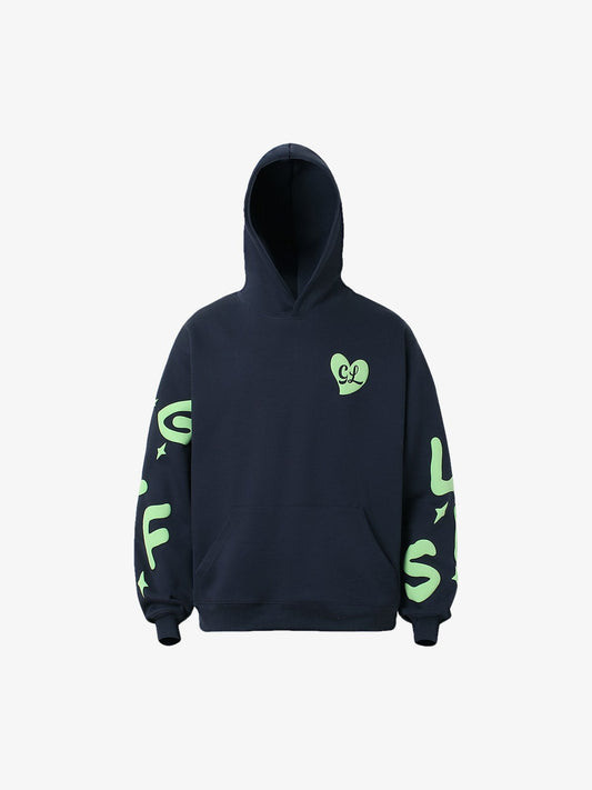 Thesupermade Foam Letter Hoodie 