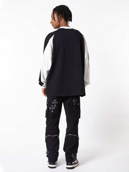 Thesupermade High Street Vintage Versatile Long Sleeve T-shirt - 2151 