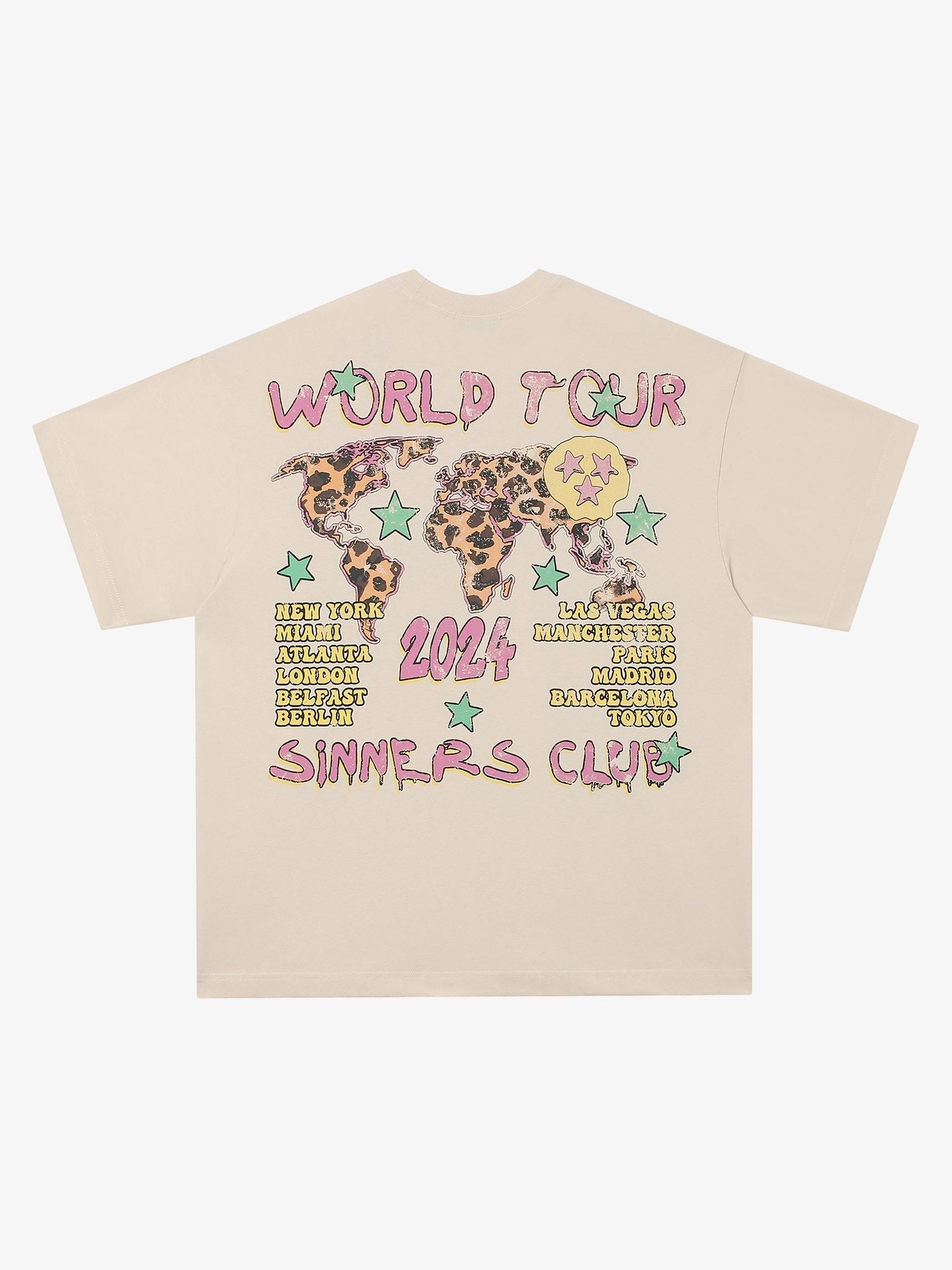 Thesupermade Skull Print Crew Neck T-shirt 