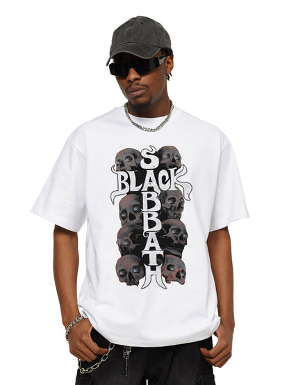 Street Skull Graphic T-Shirt 