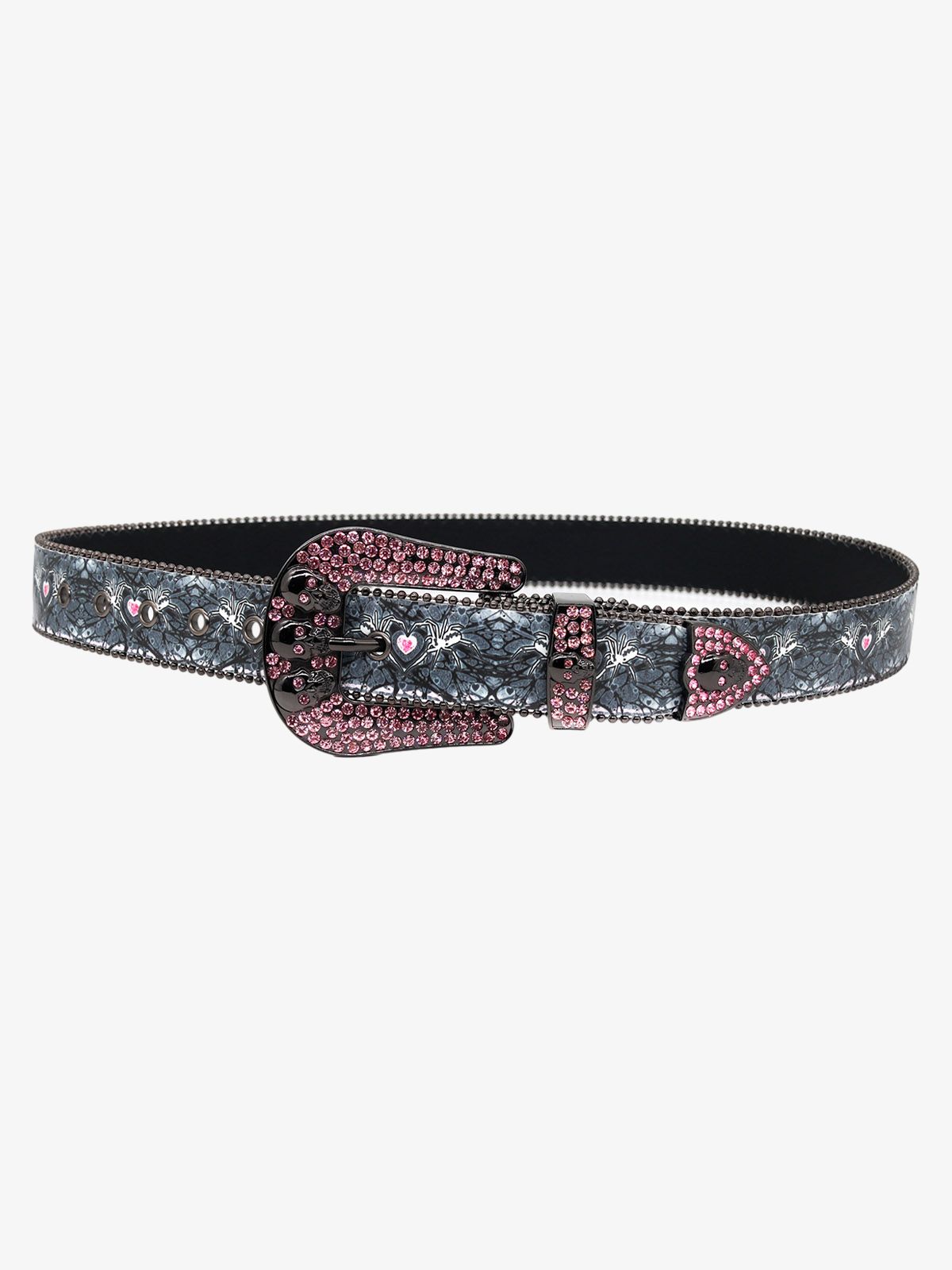 Sparkling Spider-Embellished Belt 