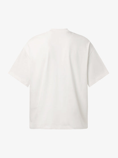 Distressed Fun Print Crew Neck T-shirt 
