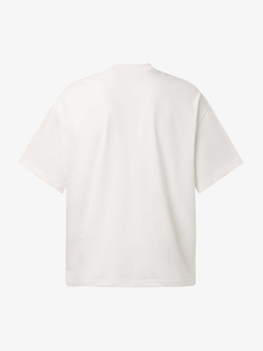 Distressed Fun Print Crew Neck T-shirt 