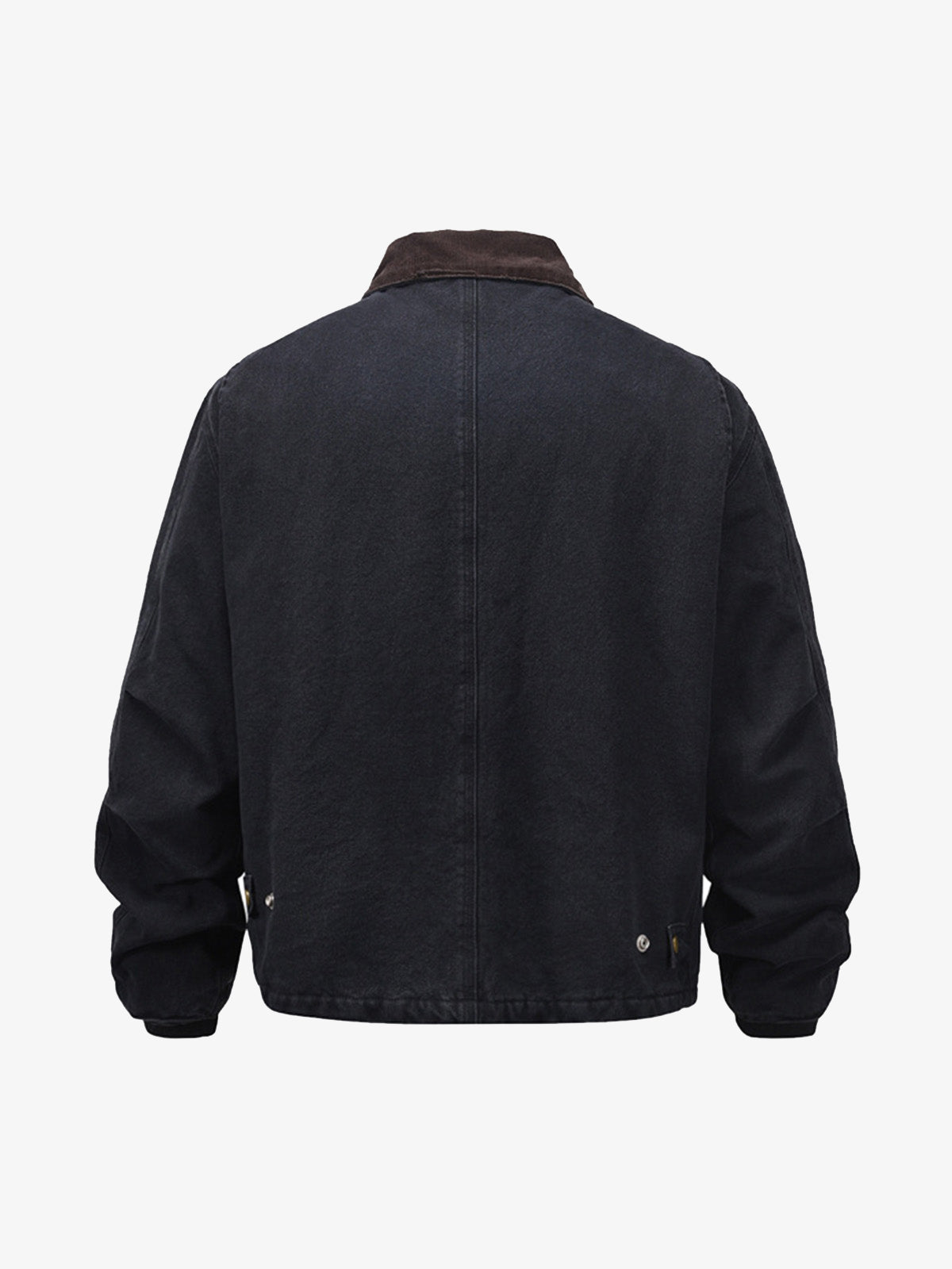 Vintage Washed Distressed Quilted Work Jacket 