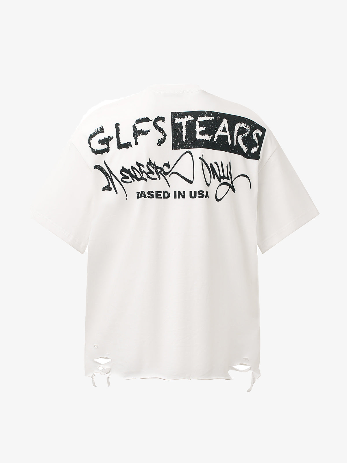 Retro Letter Lip Graphic T-Shirt 