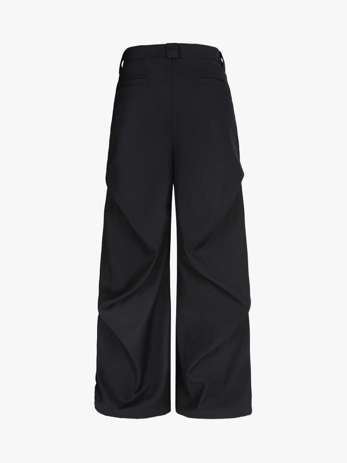 Woven Retro Cleanfit Pleated Drape Pants 