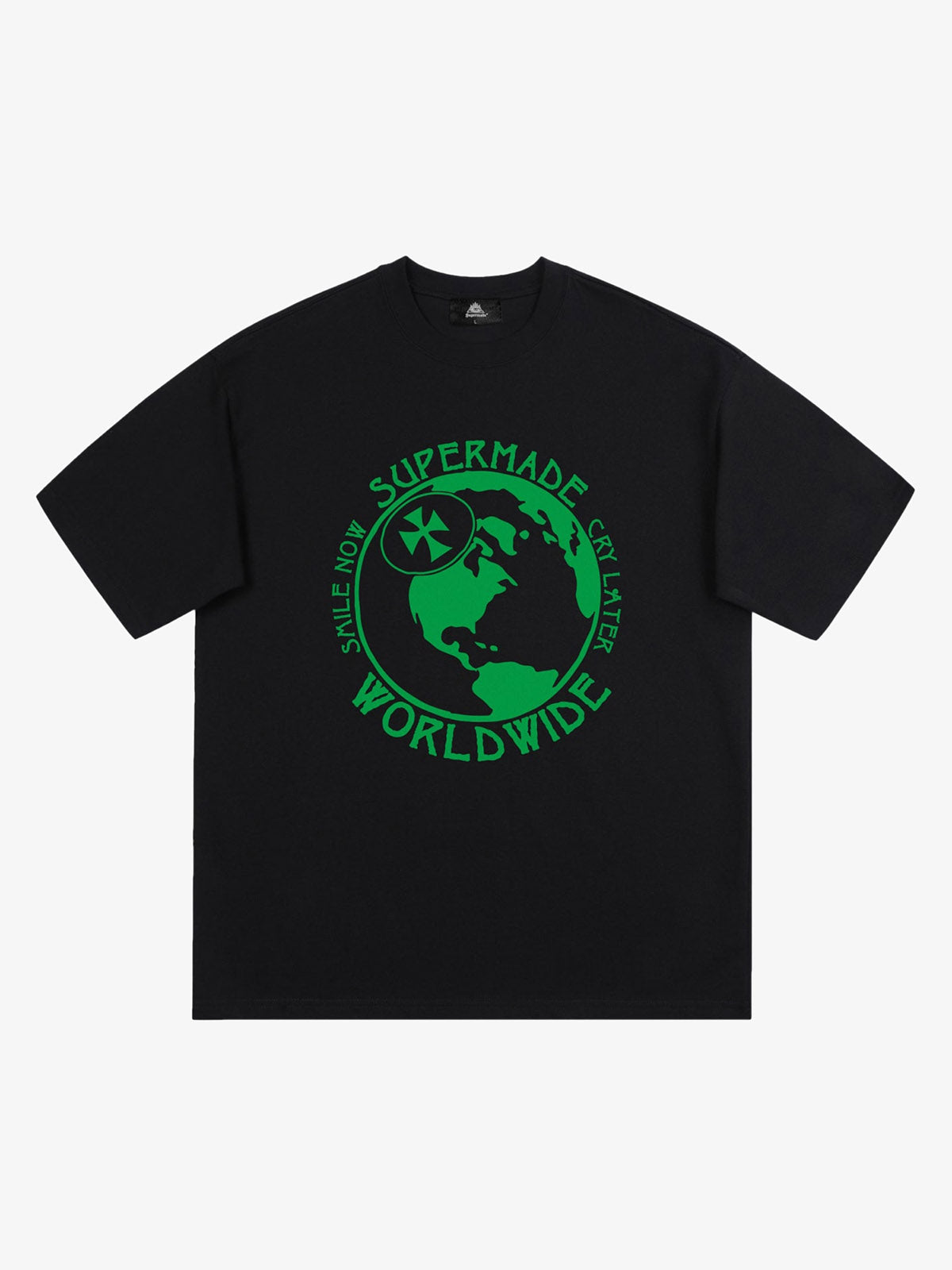 Thesupermade Globe Print T-shirt 