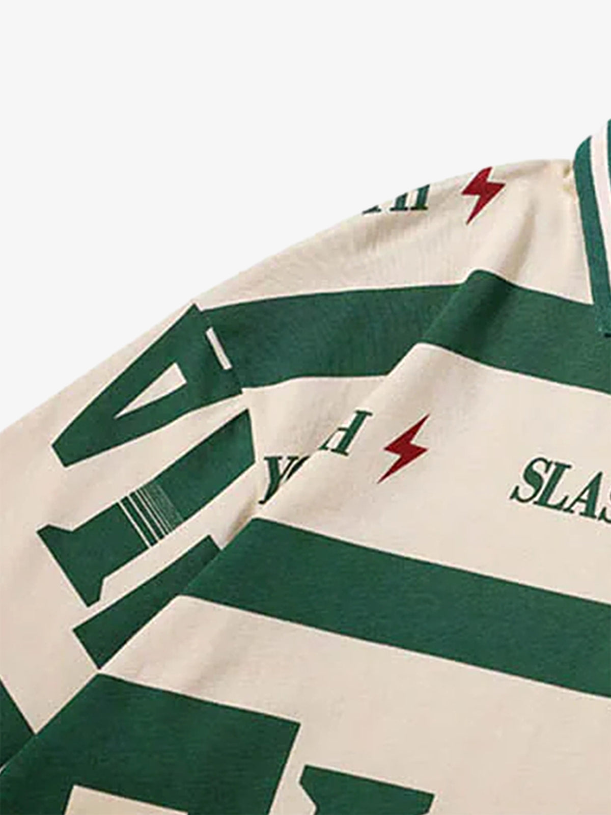 Thesupermade Contrast Color Slash Polo Shirt 