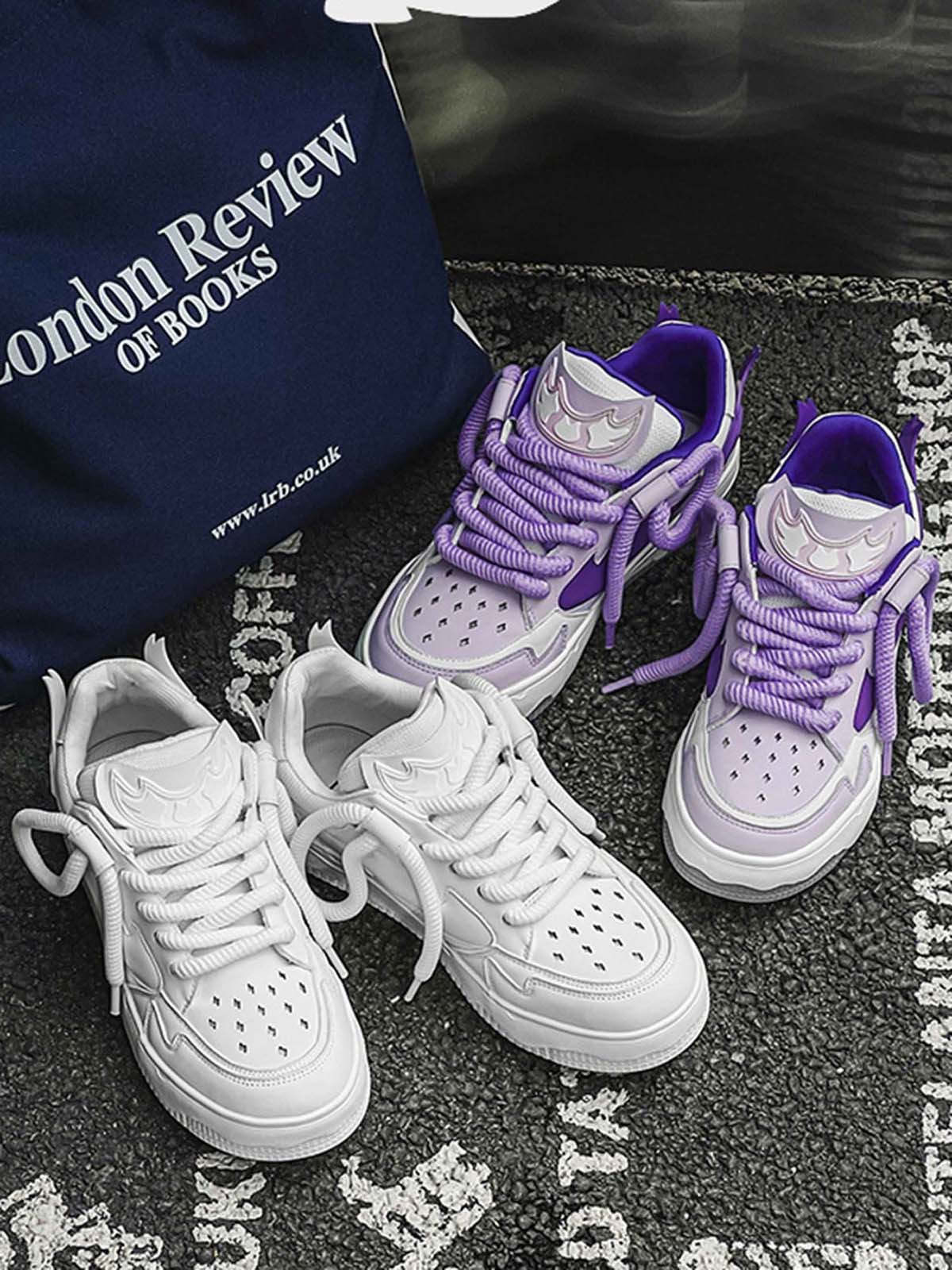 Thesupermade Niche Retro Couple Board Shoes 