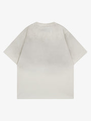Distressed Digital Print T-shirt 