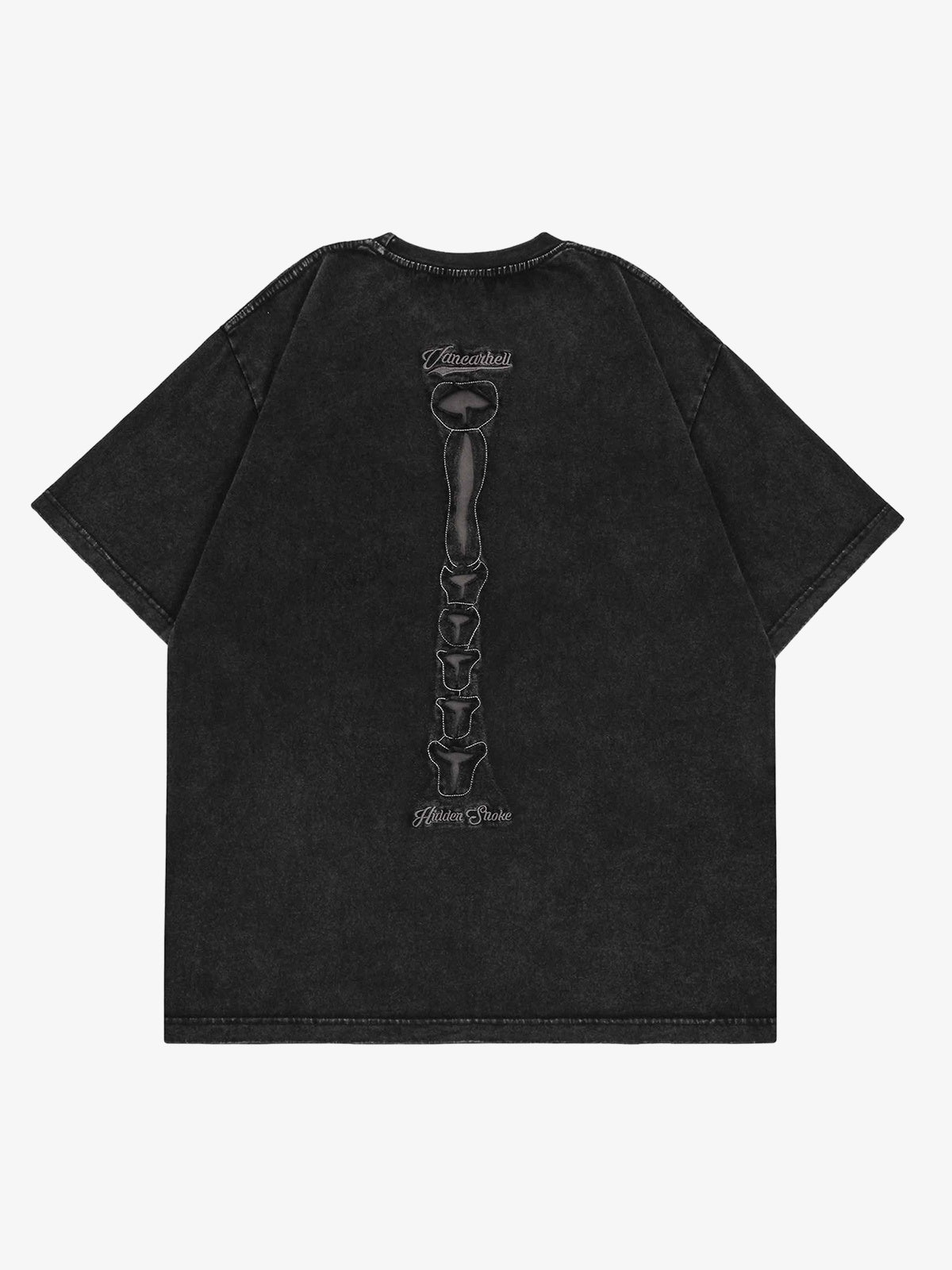 Dark Bones Washed Short-sleeved T-shirt - 1627 