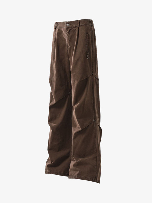 Retro Pleated Cleanfit Baggy Pants 