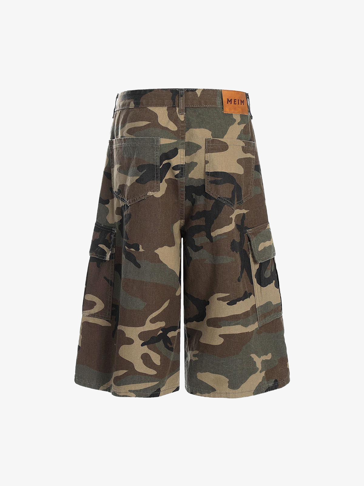 Camouflage Multi-Pocket Cargo Jorts 