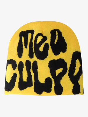 Thesupermade Letter Knitted Hat 