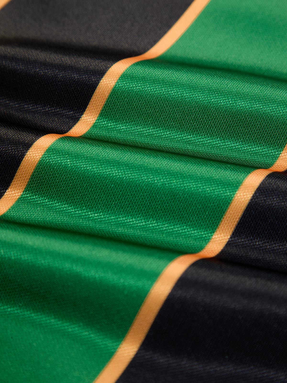 Original Retro Striped Spliced Sports Jersey T-Shirt - 2422 