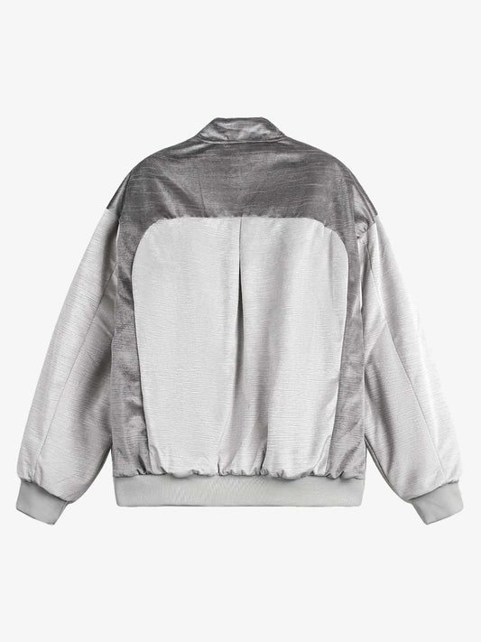 Thesupermade Patchwork Embroidered Bomber Jacket 