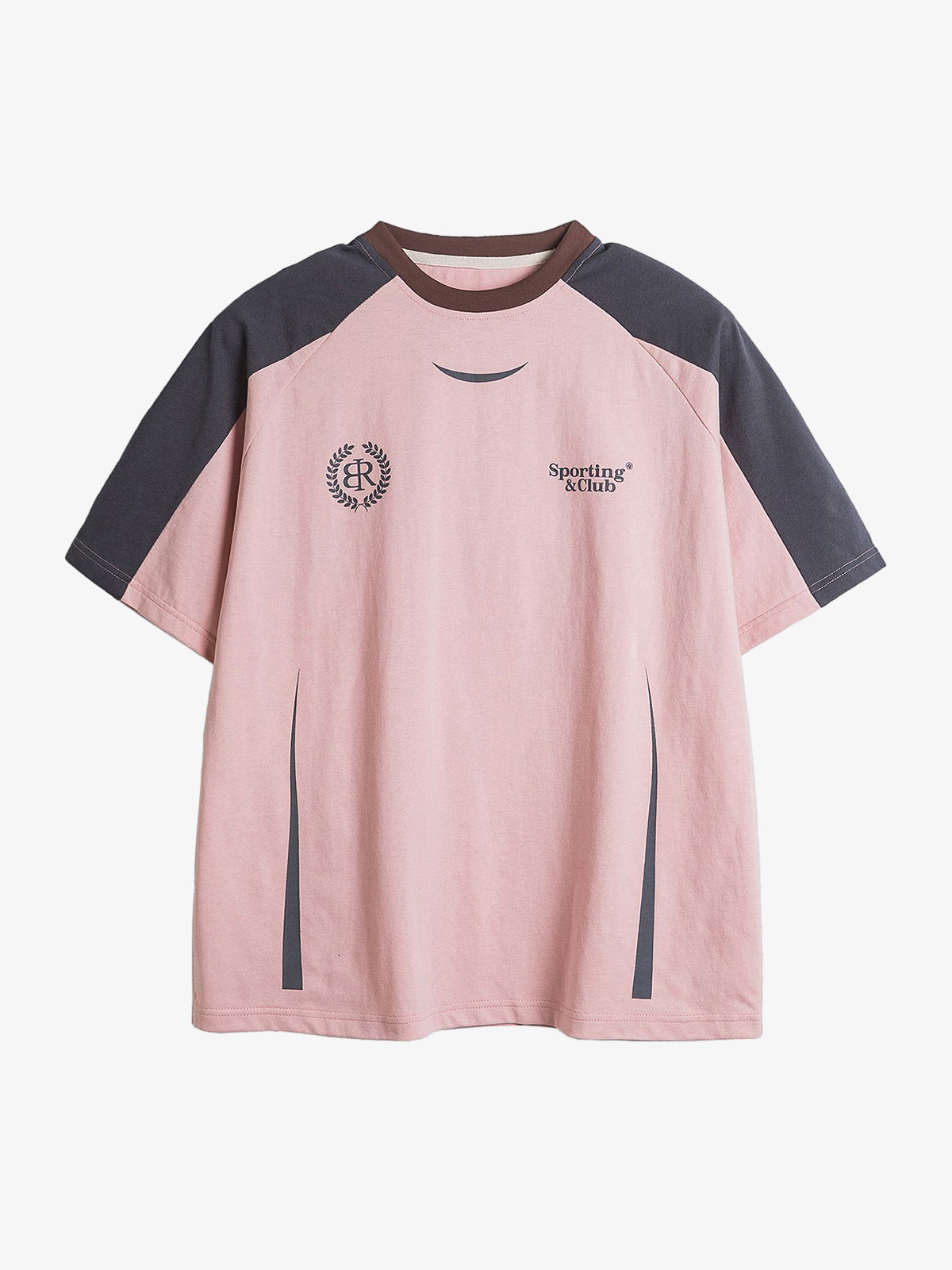Thesupermade American Retro Patchwork Print T-shirt 
