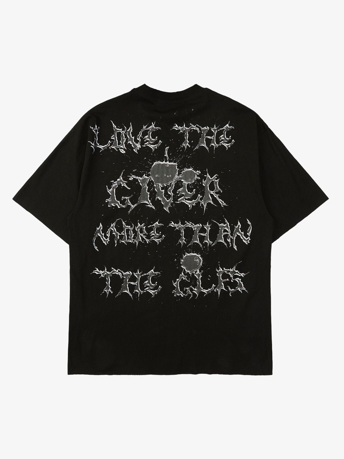 Thesupermade High Street Letter Print Short-sleeved T-shirt 