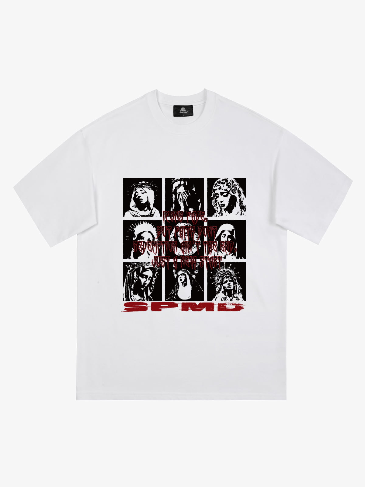 Original Saint Slogan Graphic T-Shirt 