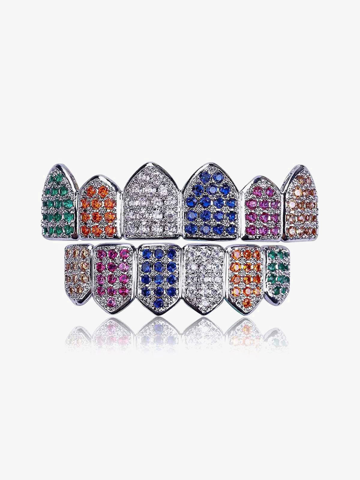 Vampire Teeth Zircon Braces 