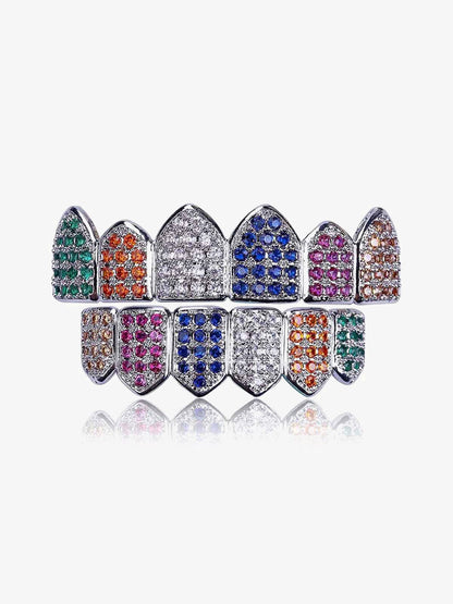 Vampire Teeth Zircon Braces 