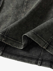 Vintage Washed Multi-Pocket T-Shirt 