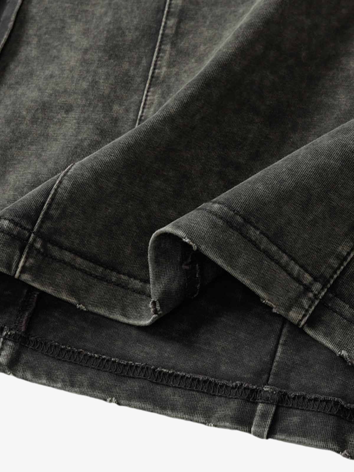 Vintage Washed Multi-Pocket T-Shirt 