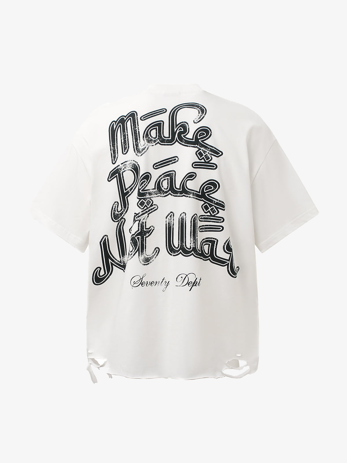 Graffiti Letters Devil Design Graphic T-Shirt 
