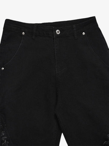 Thesupermade Vintage Rough Edge Flared Jeans - 1721 