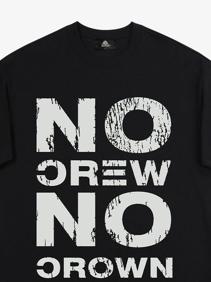 Originl No Crew No Crown Graphic T-Shirt 