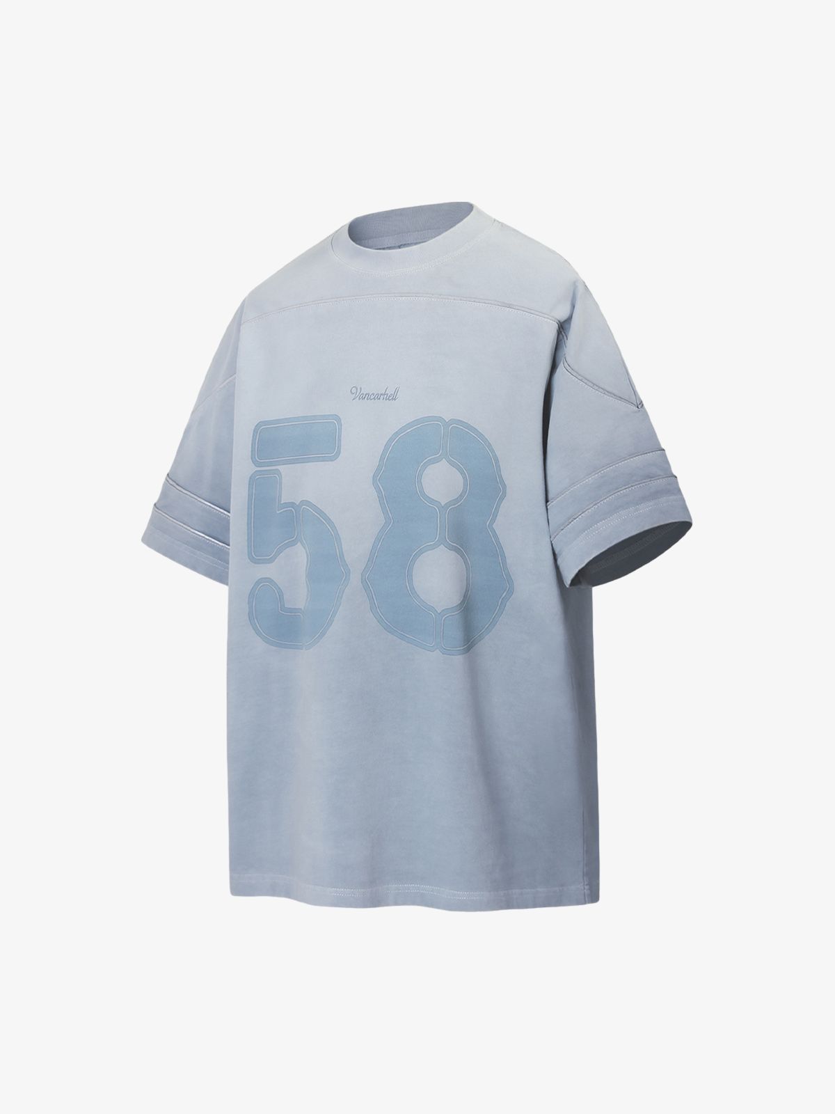 Washed Jersey Welt Stitching T-shirt 