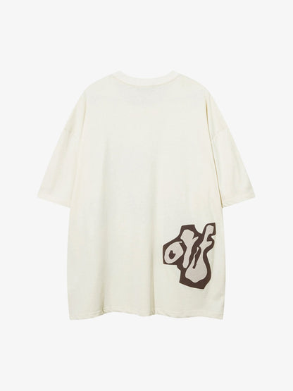 Pixel Art Cartoon Graphic T-Shirt 