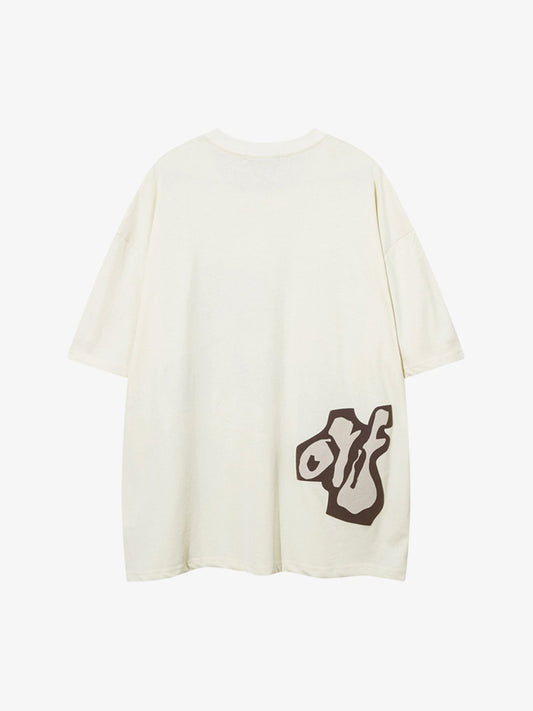 Pixel Art Cartoon Graphic T-Shirt 