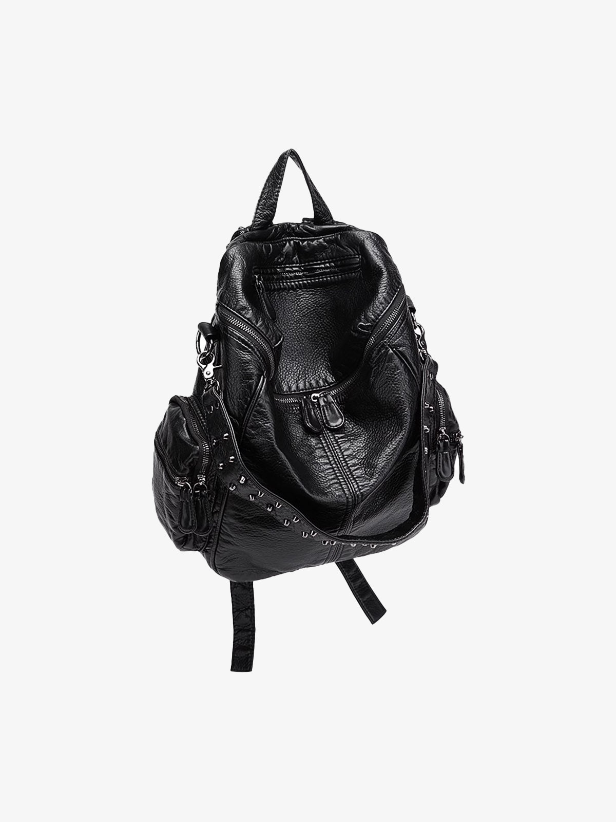 Studded Metallic Backpack - 2527 