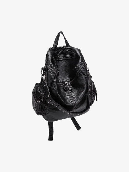 Studded Metallic Backpack - 2527 