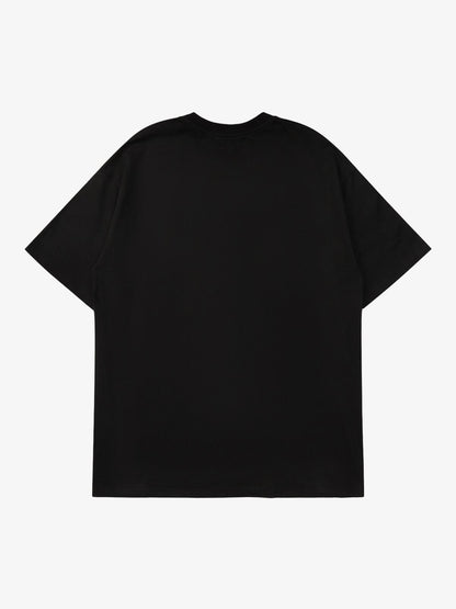Thesupermade Leather Studded Creative Star Street Rap T-shirt 