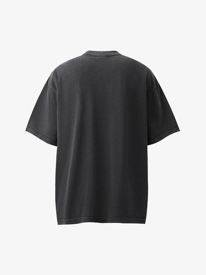 Thesupermade Washed Digital Art Street Rap T-Shirt 
