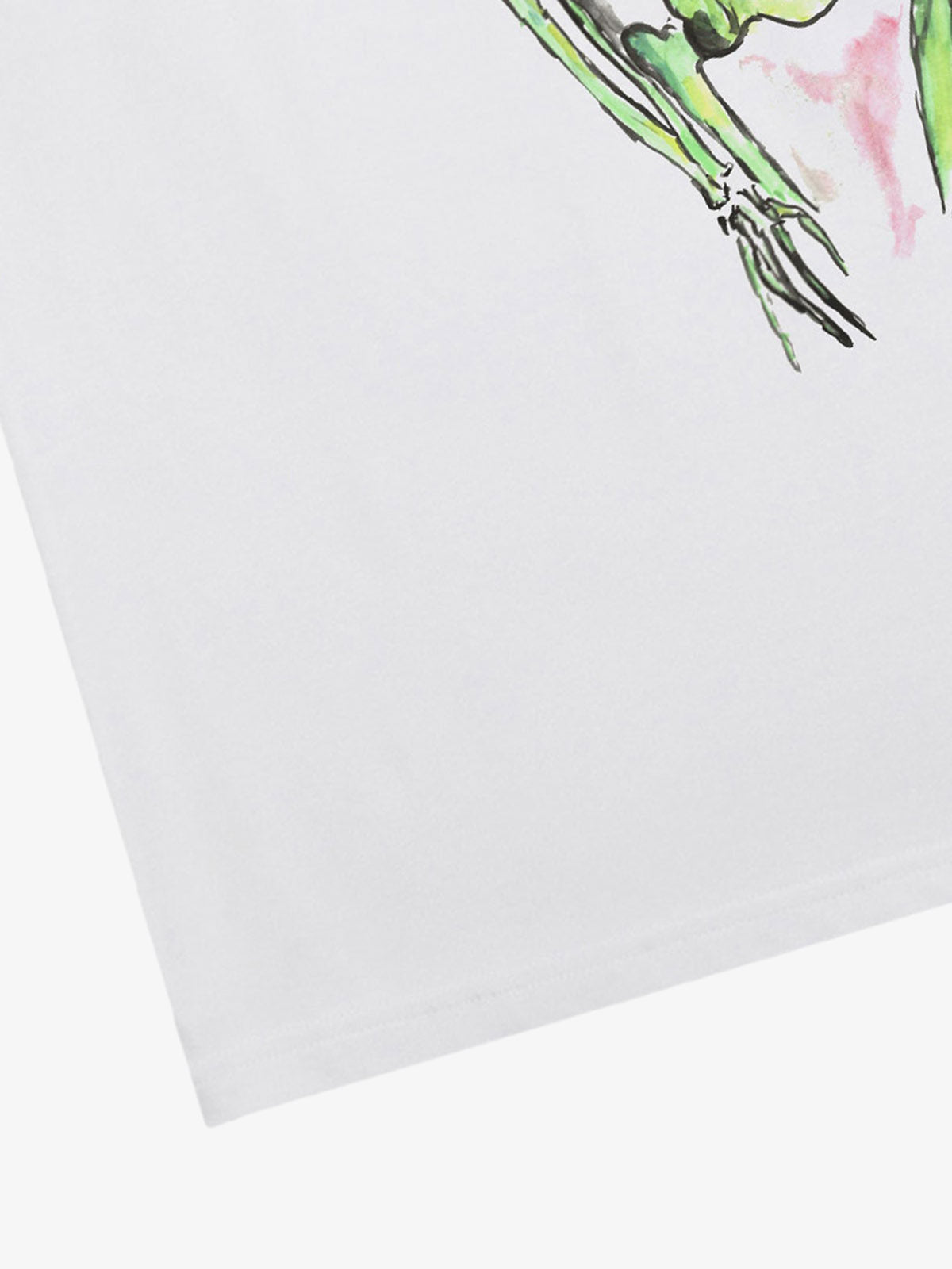 Thesupermade Hand-painted Skull Print T-shirt - 1629 