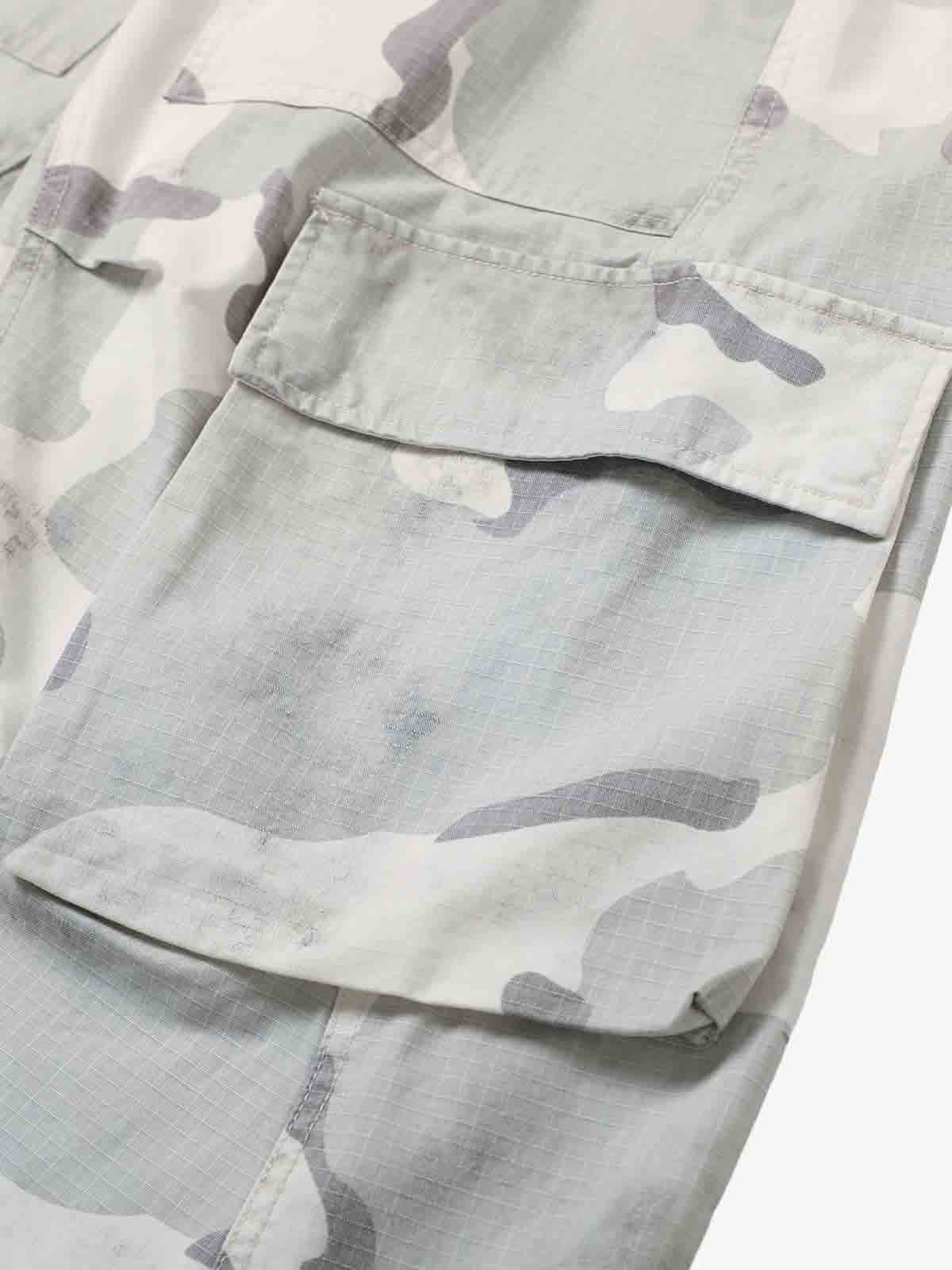 Camouflage Multi-Pocket Cargo Shorts 